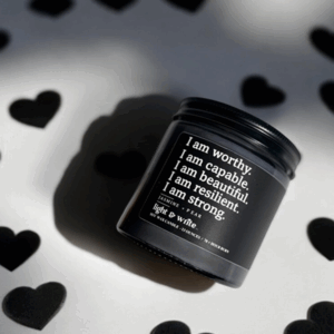 Alternative view of 'I Am' Affirmation Candle