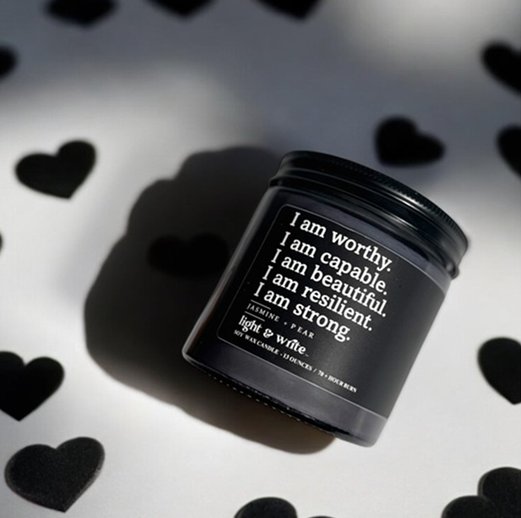 'I Am' Affirmation Candle - Image 2