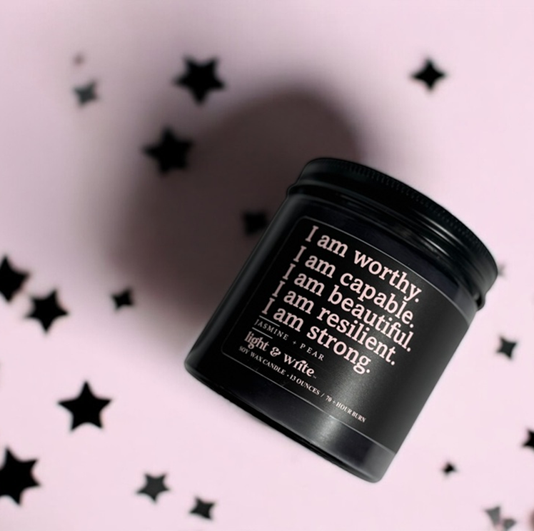 'I Am' Affirmation Candle