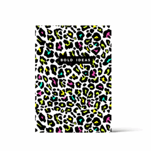 Pre-Order: 'Bold Ideas' Lined Blank Journal (Leopard Print)