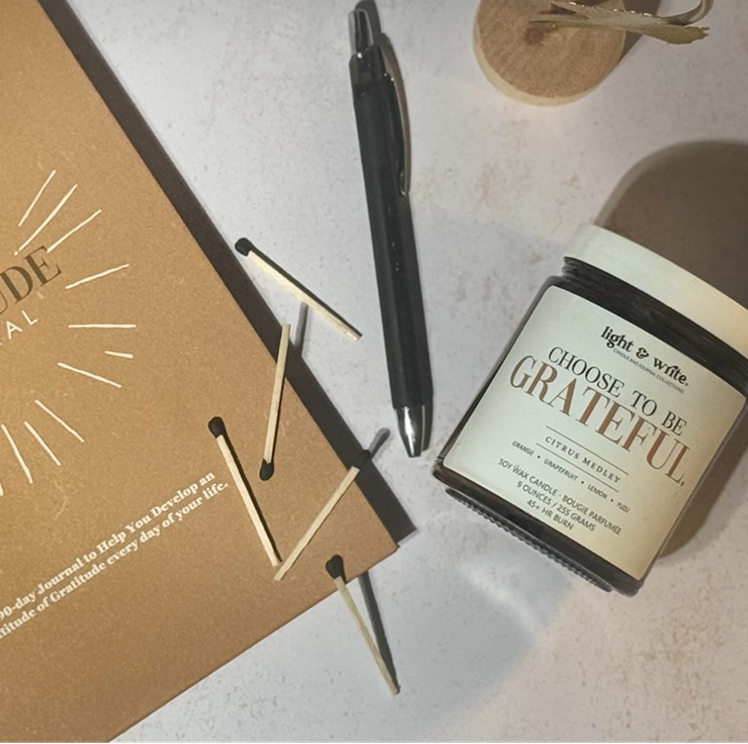 'Choose To Be Grateful' Soy Candle - Image 2
