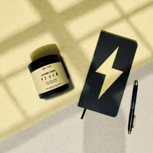 Alternative view of Lightning Strokes - A Seven Lights Candle
